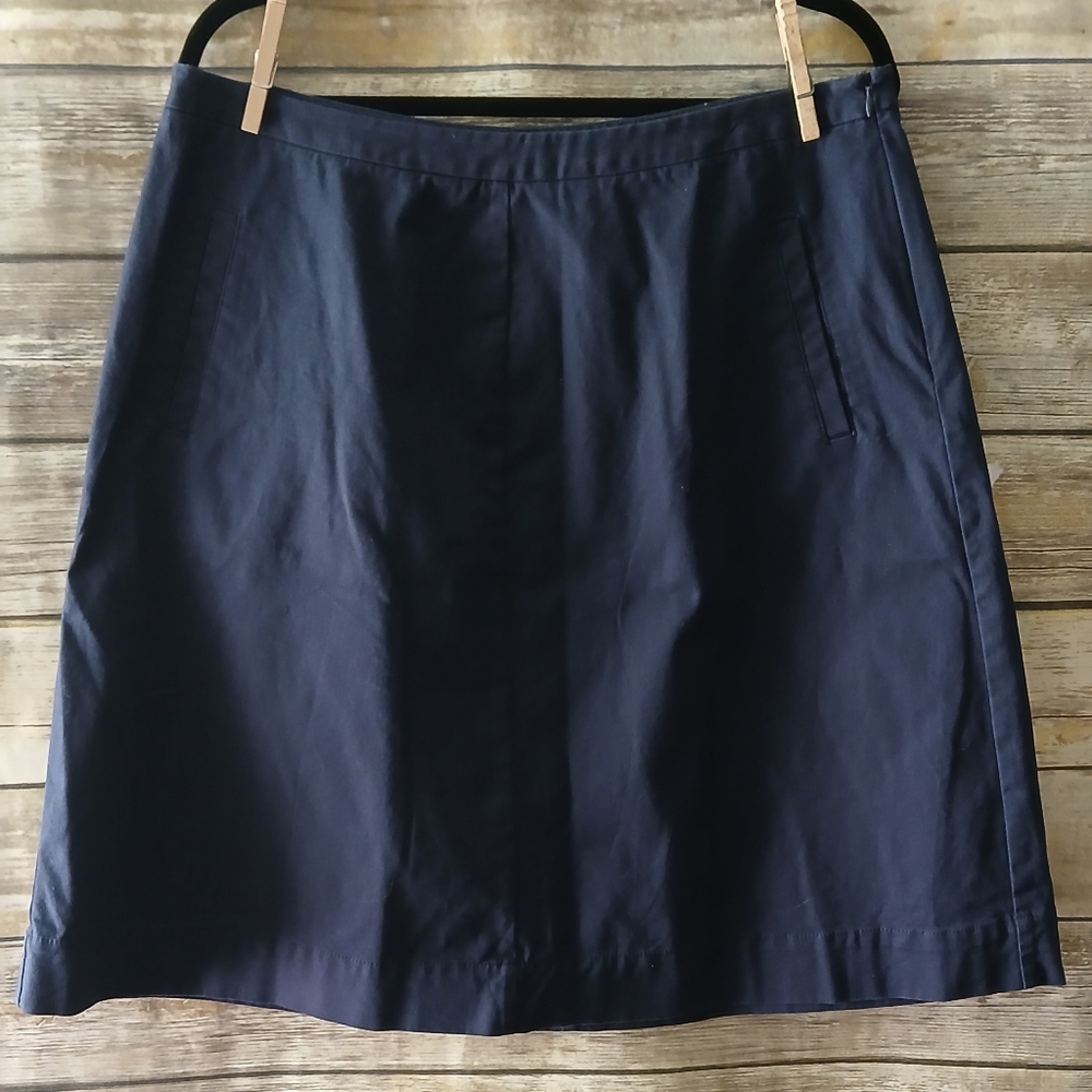 Boden Navy A-Line Women's Skirt